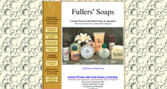 Desktop Screenshot of fullersoaps.com